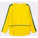 Brazílie 2002 Retro Domácí Dres Dlouhý Rukáv